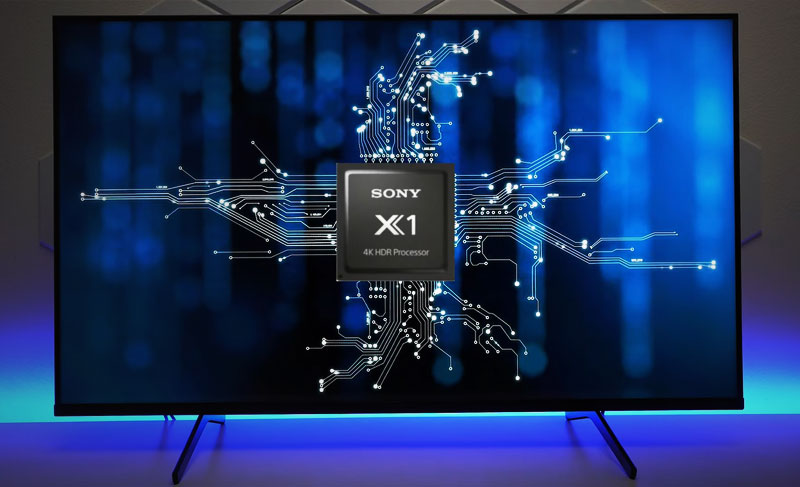 تصویری از پردازنده تلویزیون سونی x85k