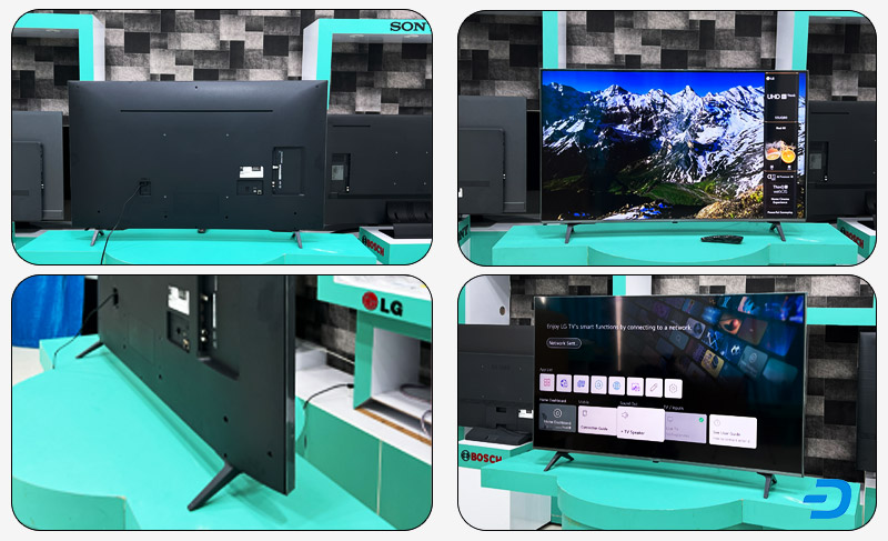طراحی تلویزیون ال جی UQ8000 مدل 2022